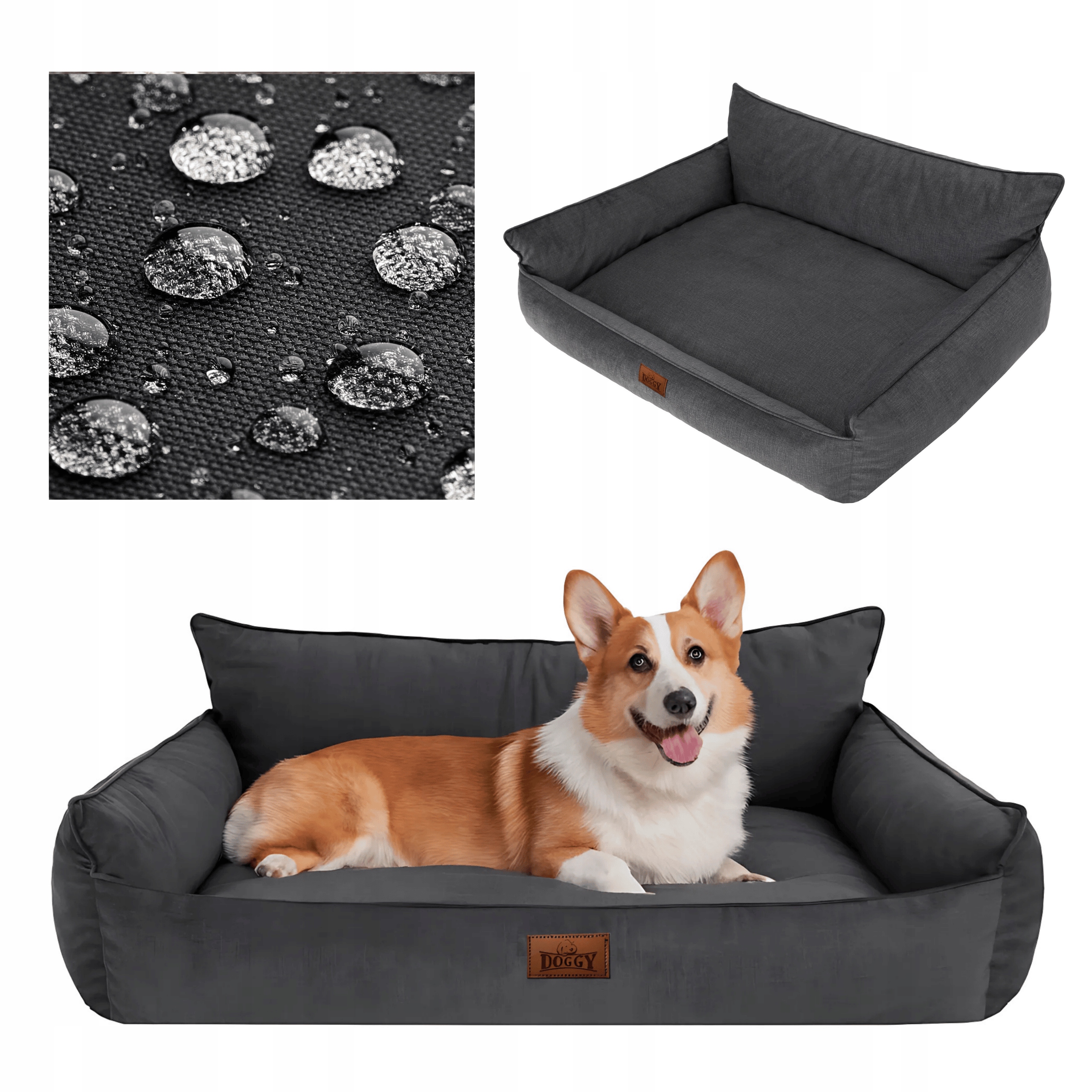 Legowisko dla psa kojec posłanie dla psa wodoodporne L 64x49 cm