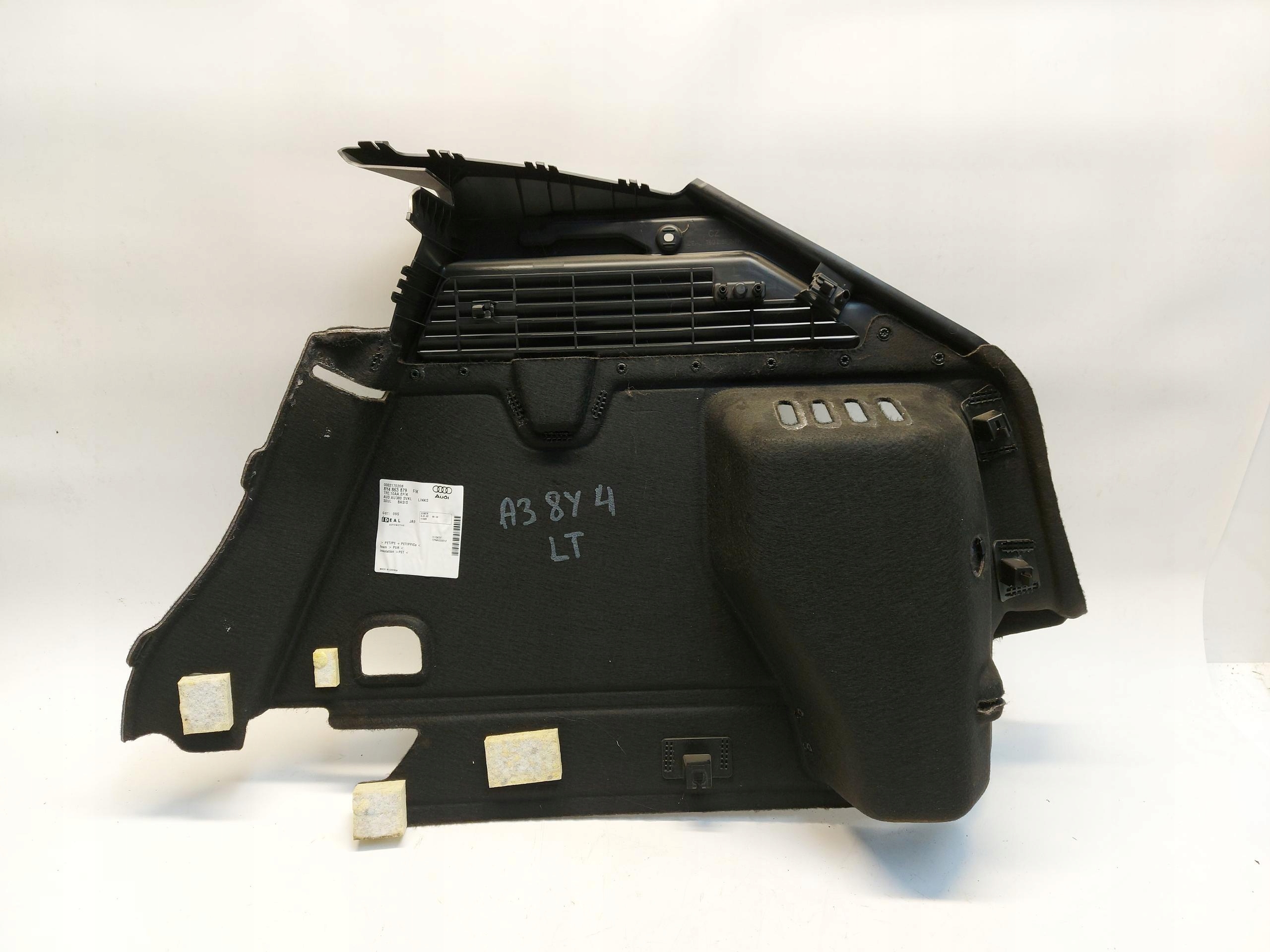 Audi A3 8Y4 HB 5D boot upholstery left rear part 8Y4863879