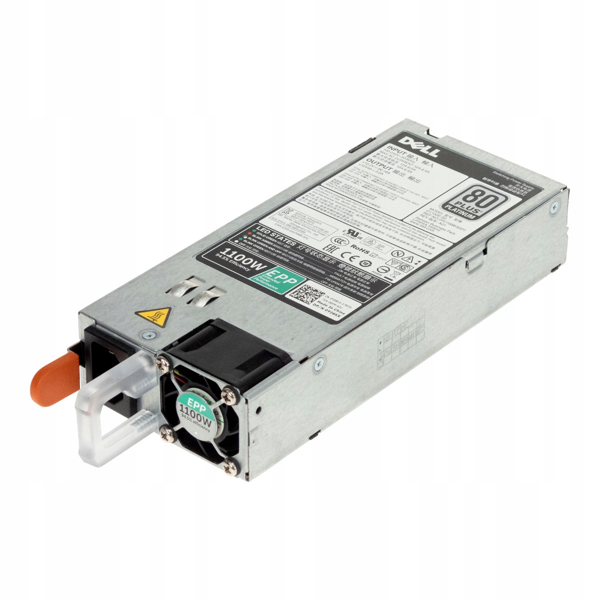 Dell 0Y26KX 1100W 80+ Platinum Psu D1100E-S0 napájecí zdroj 1100W pro Poweredge R630 R730