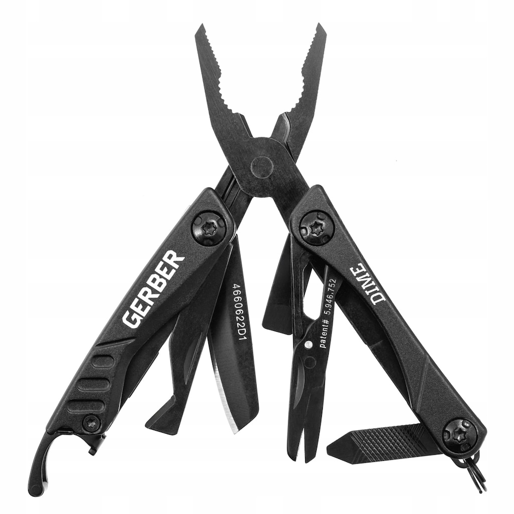 Multitool Gerber Dime Micro Black 12v1 nerezová ocel, lehký, kompaktní