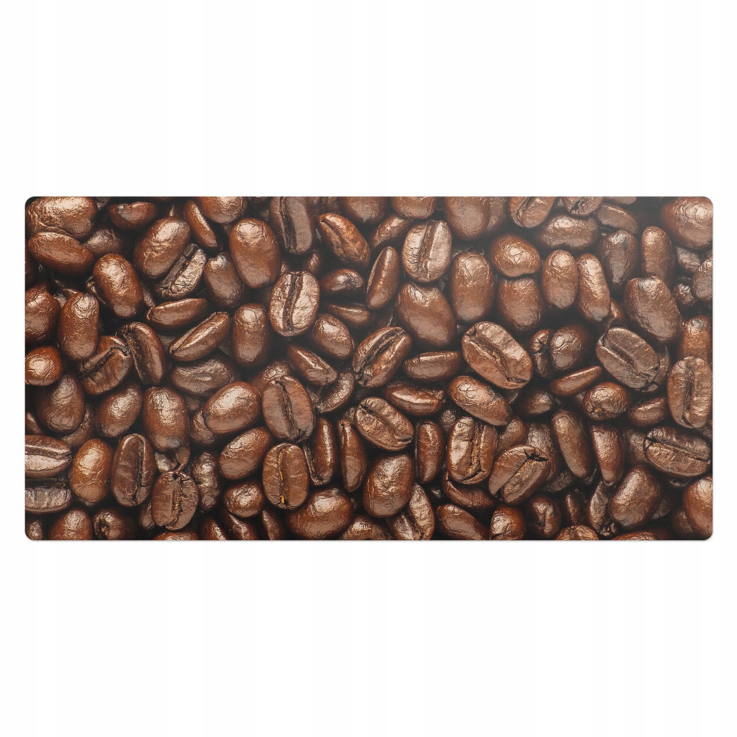 Podložka na stůl pro hráče Blízký pohled na kávová zrna 100 x 50 cm