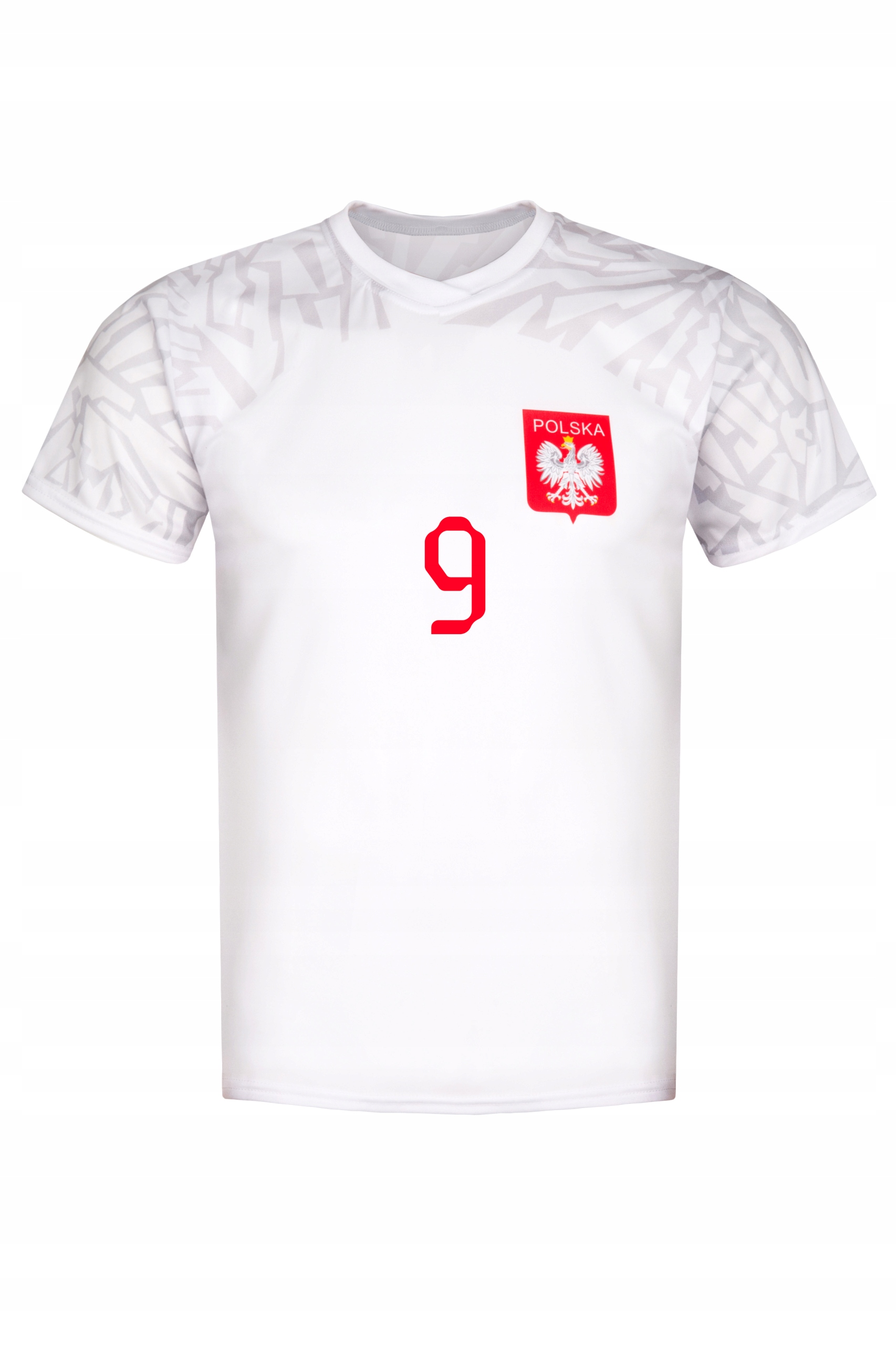 Koszulka piłkarska LEWANDOWSKI 9 Polska rozmiar XXL Kod producenta KP-LEW-WHI-XXL
