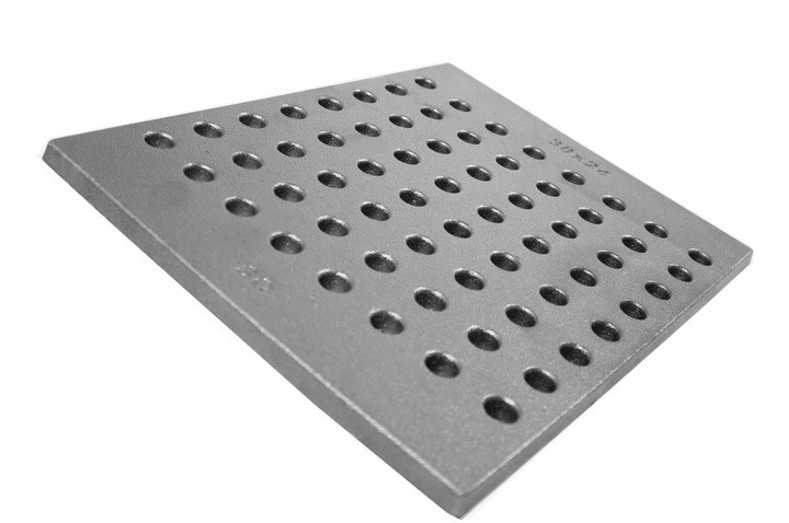 Ruszt Żeliwny do Kominka lub Pieca 29,5 x 23,5 cm