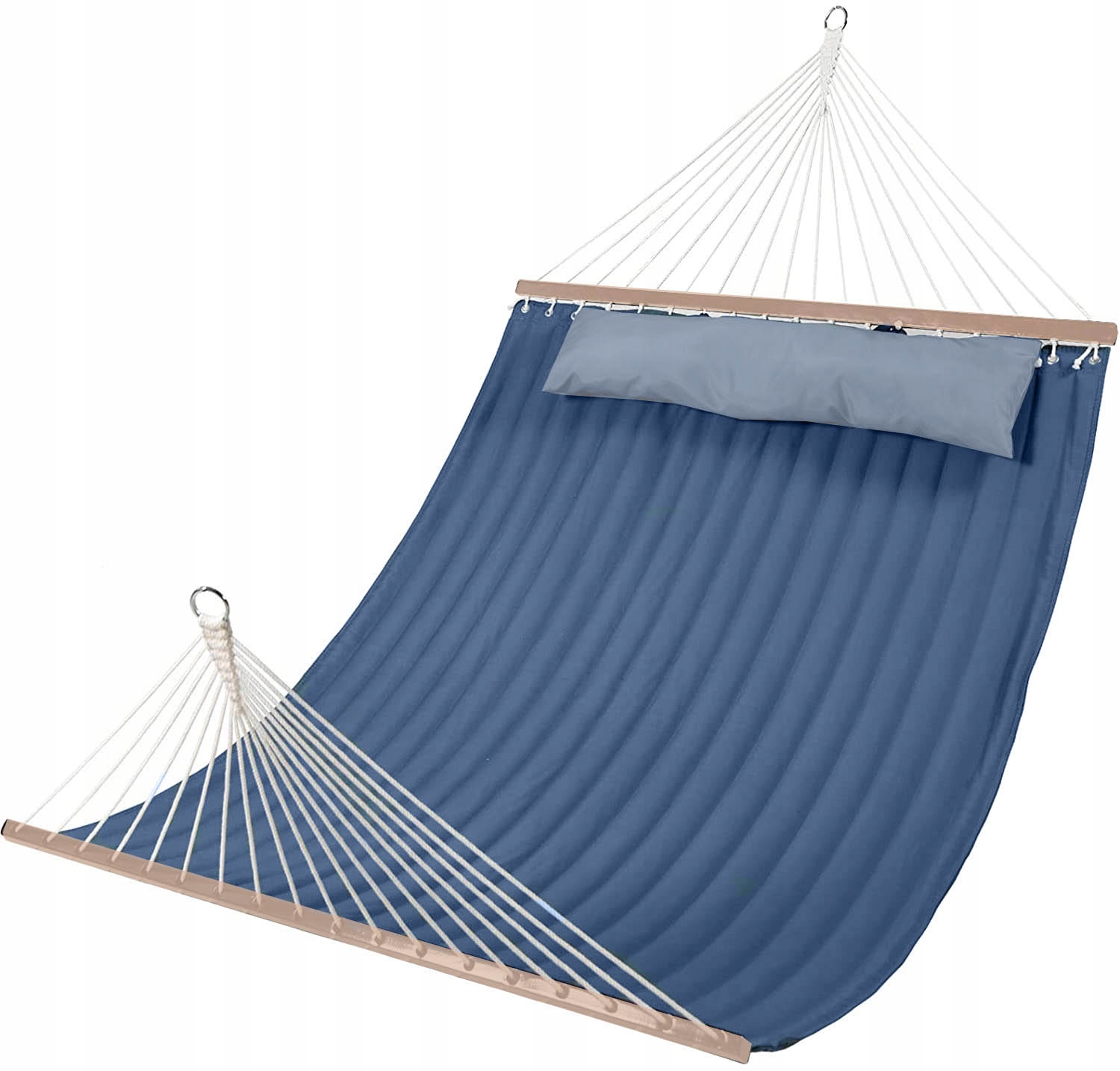 

Hamak XXL Dla 2-3 Osób Pikowany Na Stelażu 360x140