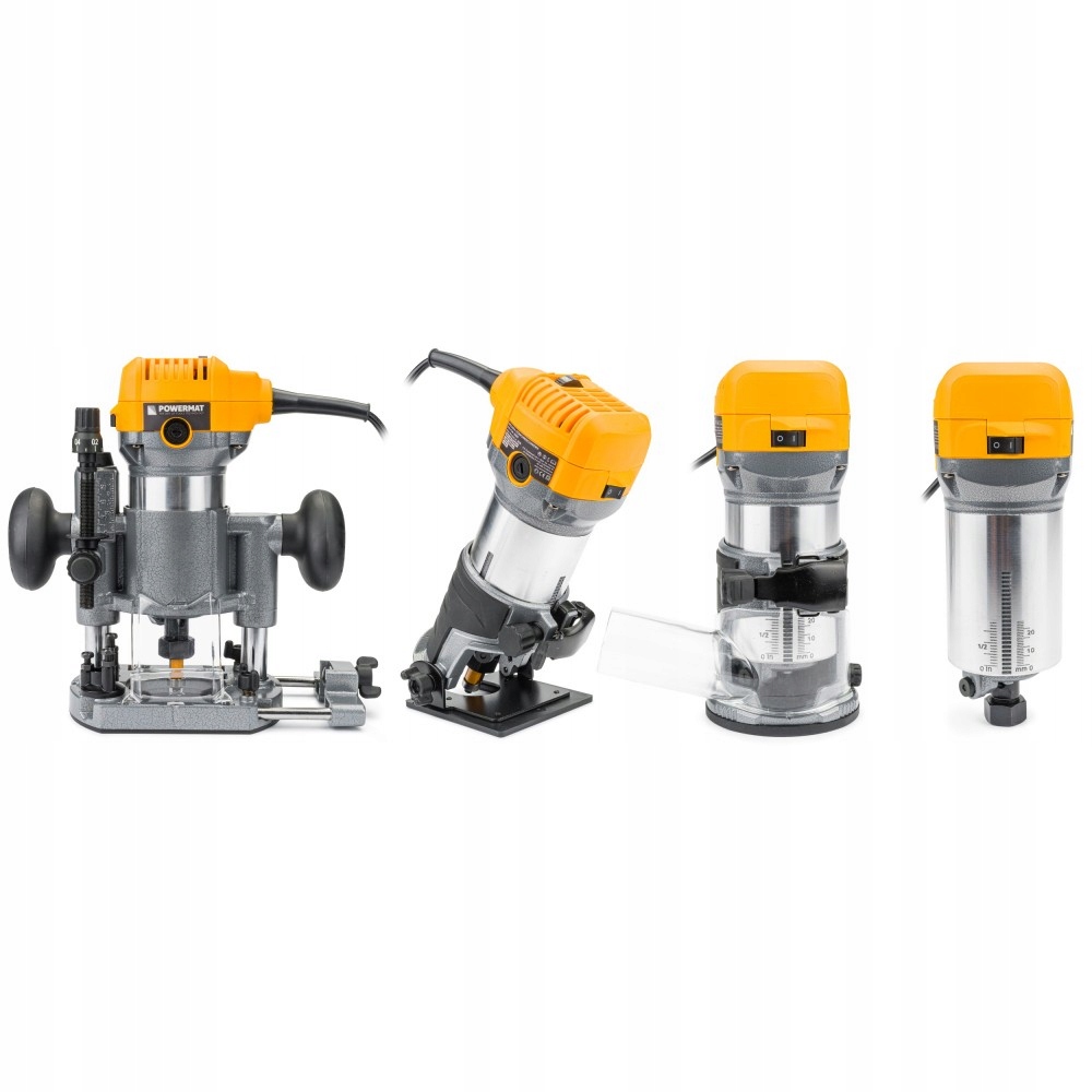 FREZARKA GÓRNOWRZECIONOWA KRAWĘDZIOWA 2000W WYCINARKA 6/8mm TORBA POWERMAT Skok zespołu frezowego 35 mm