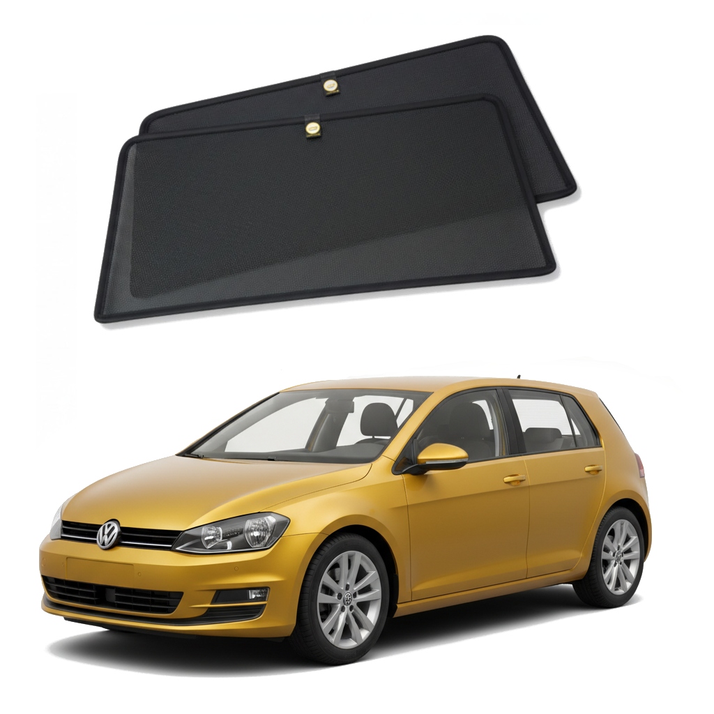 Krytky sluneční clony určené pro Vw Golf 7 VII htb, přizpůsobené