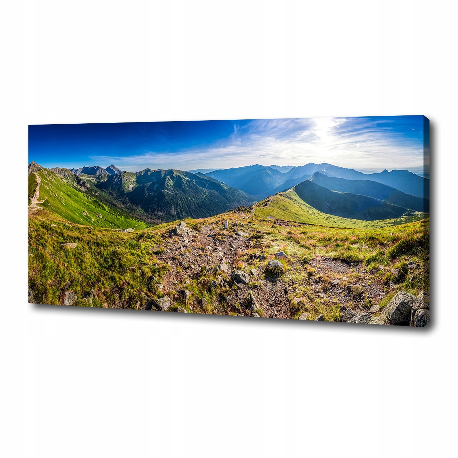 

Foto obraz na płótnie Panorama górska 125x50 cm