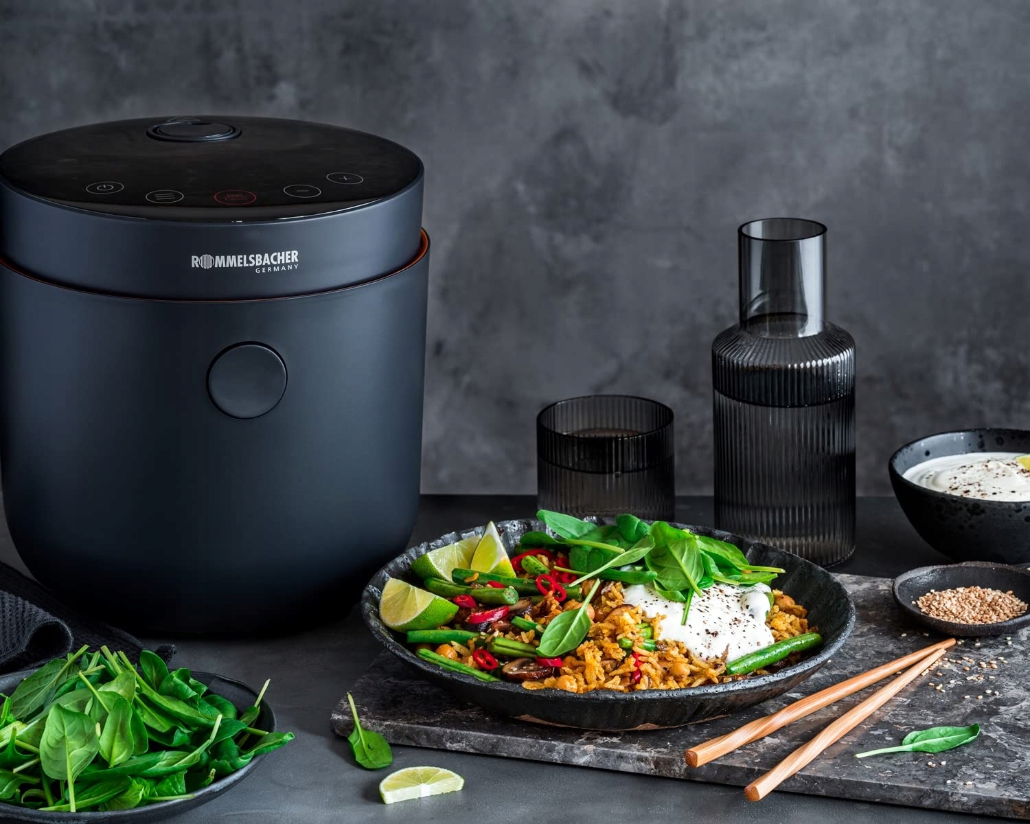 ROMMELSBACHER Ryżowar 6 Programów 500W Nienagrzewająca Obudowa — miniatura 2