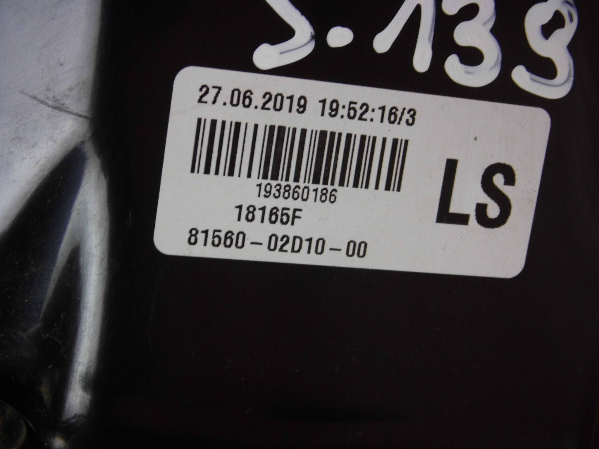 Toyota Corolla E21 2018-2023 sedan light left rear part rear left