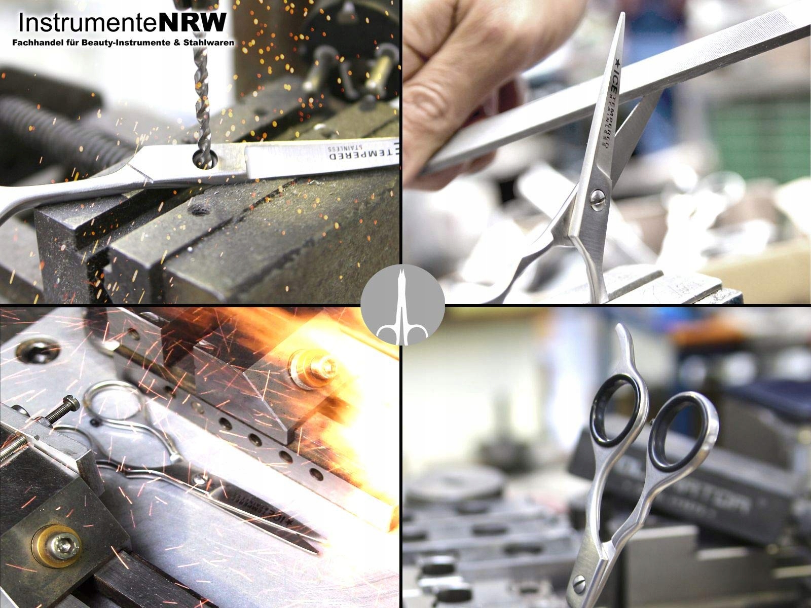 Kadeřnické nůžky od firmy Solingen Ztenčování (15,24 cm)