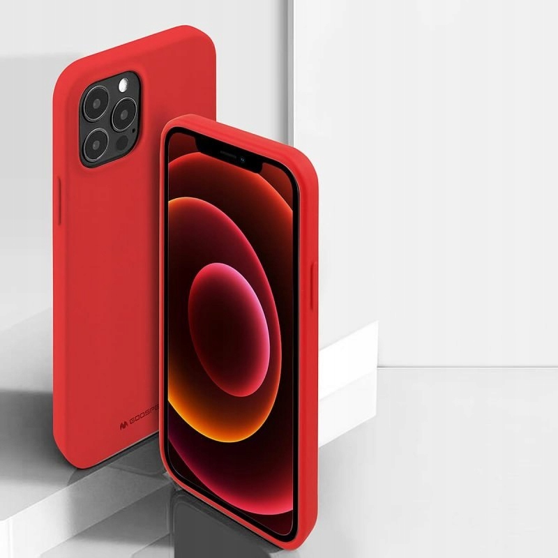 Etui Mercury Soft Feeling do Apple iPhone 13 Pro czerwony