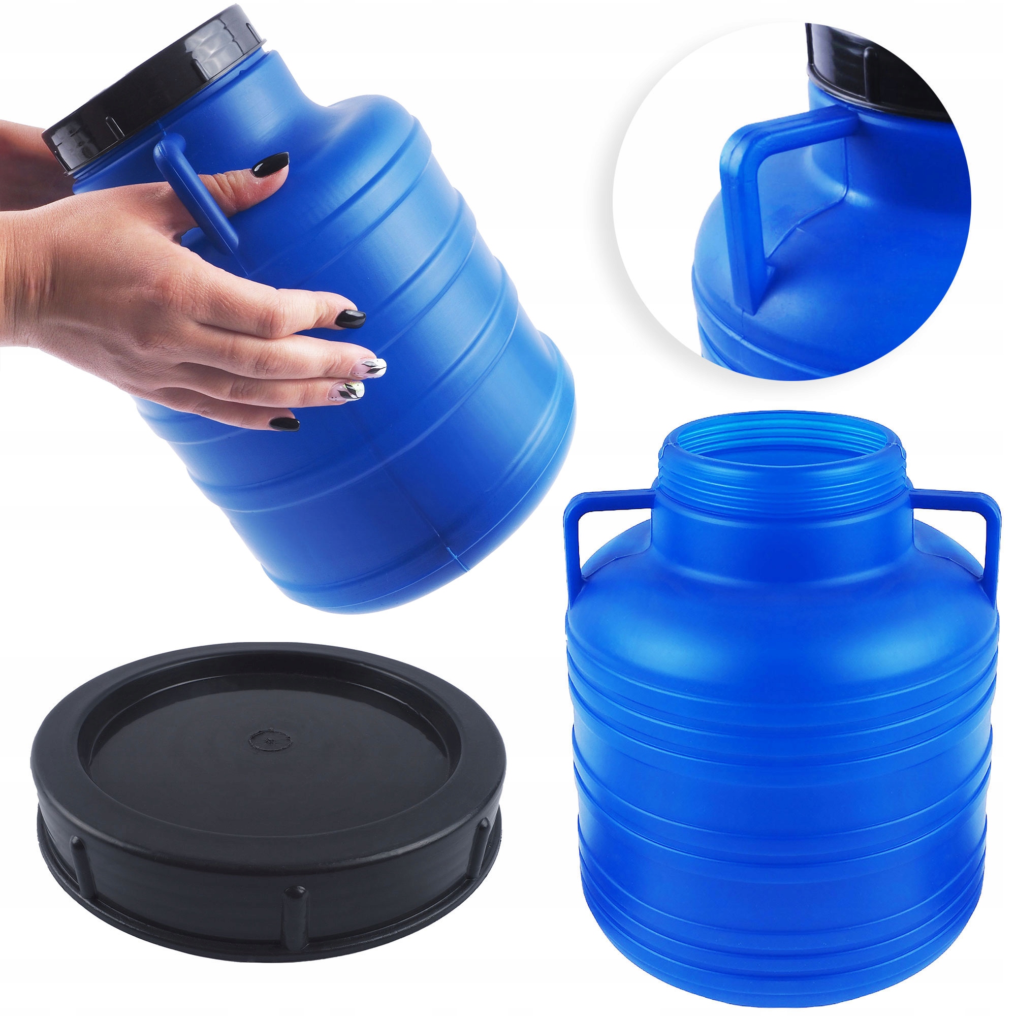 BECZKA PLASTIKOWA 10L KISZENIE KAPUSTY OGÓRKÓW Marka Bauster