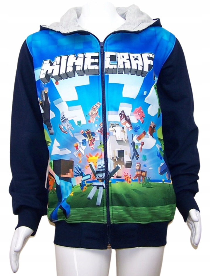 

Bluza Minecraft Dziecięca Z Kapturem