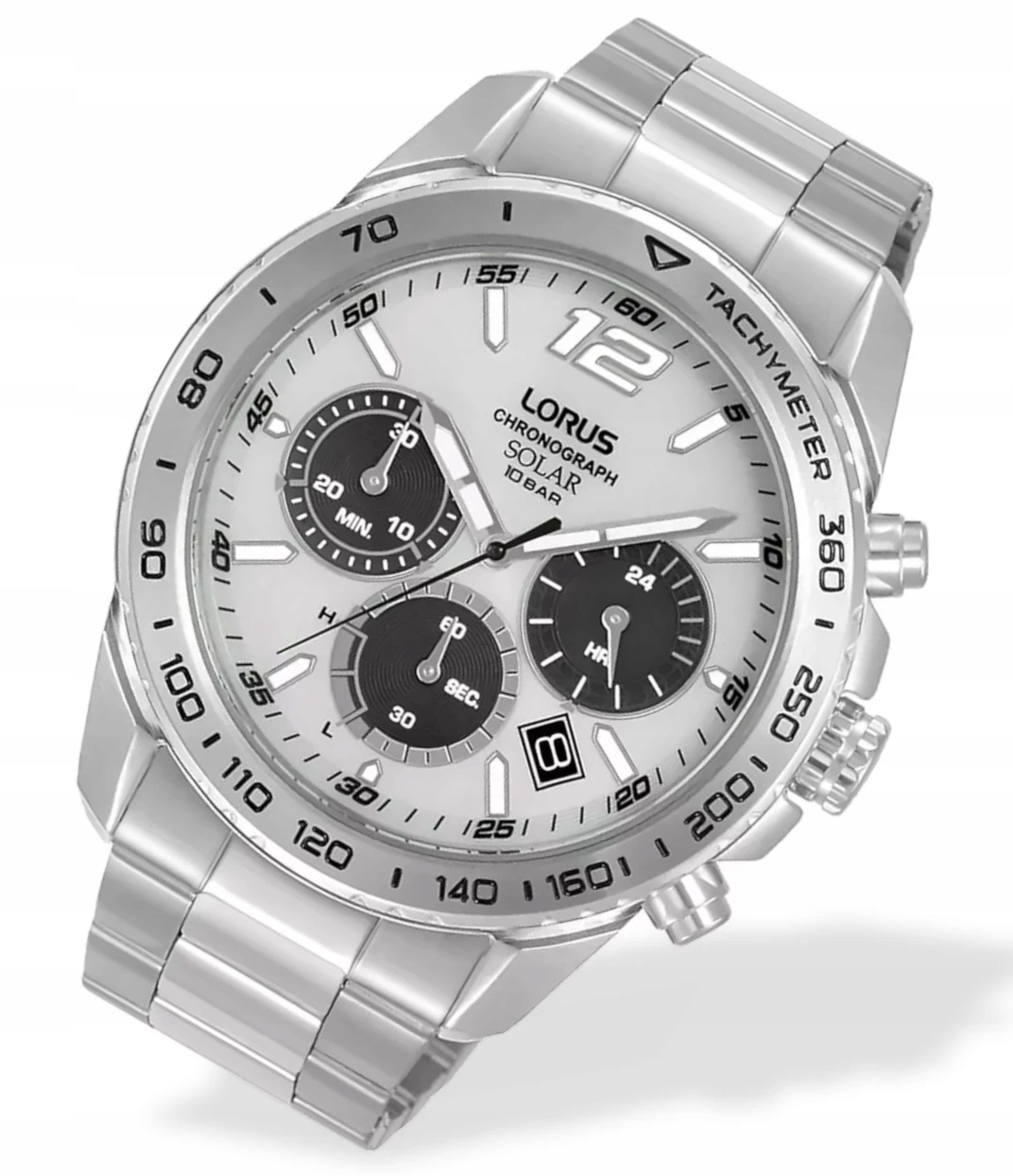 Nové sportovní pánské hodinky Lorus Chrono Solar RZ513AX9 Box Gravírování Bonus