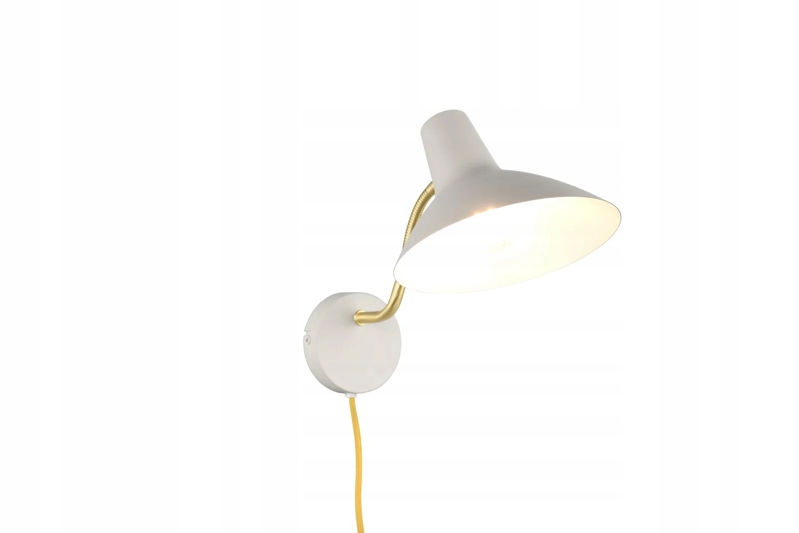 Nástenná lampa na čítanie šedo-zlatá 1xE27 10W pružná Traveller Trio
