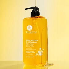 Luseta Shea Butter Argan Oil Hydratační a zvláčňující Sprchový Gel s heřmánkem