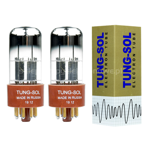 6SL7GT Tung-Sol Gold – 2 ks – vybraný pár