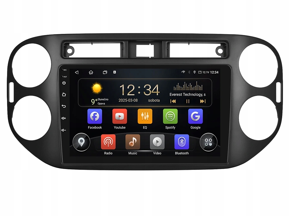 Isudar 2DIN autorádio T72-IEV130 Android, Volkswagen Tiguan I