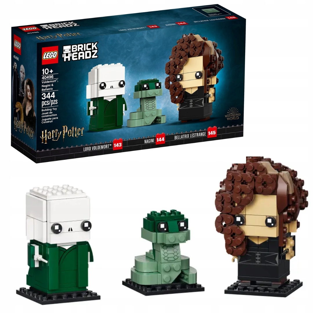 Lego BrickHeadz 40496 Voldemort, Nagini a Bellatrix Harry Poter