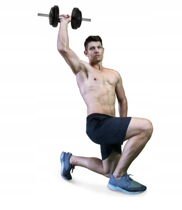 GRYF PROSTY ŚRUBOWY 37CM 25MM DO HANTLI 2 SZT*HIT* Średnica części na obciążenia 25 mm