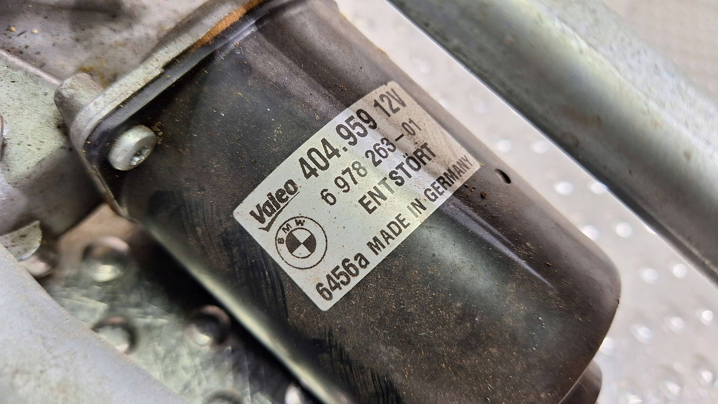 трапеция дворников моторчик перед 6978263 BMW 3 E90 E91 E92 E93 европа
