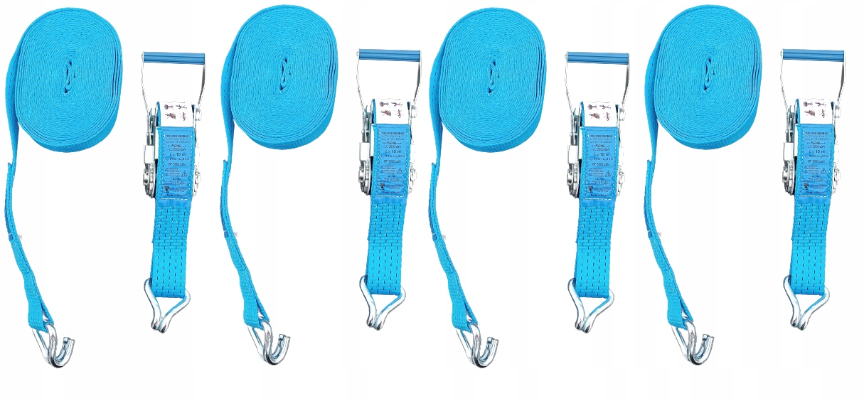 ТРАНСПОРТНЫЙ РЕМЕНЬ 10M/50MM/5T 4 ШТ НАБОР 10M