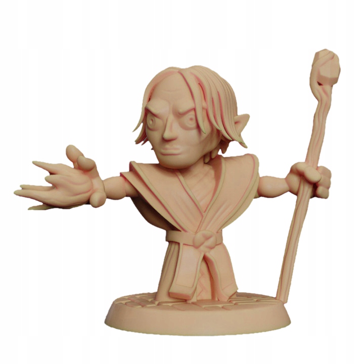 Figurki Dice Head CIBI Drow wizard RPG