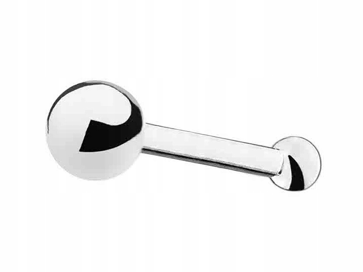 

Kulka kuleczka Srebrny kolczyk Do Nosa piercing