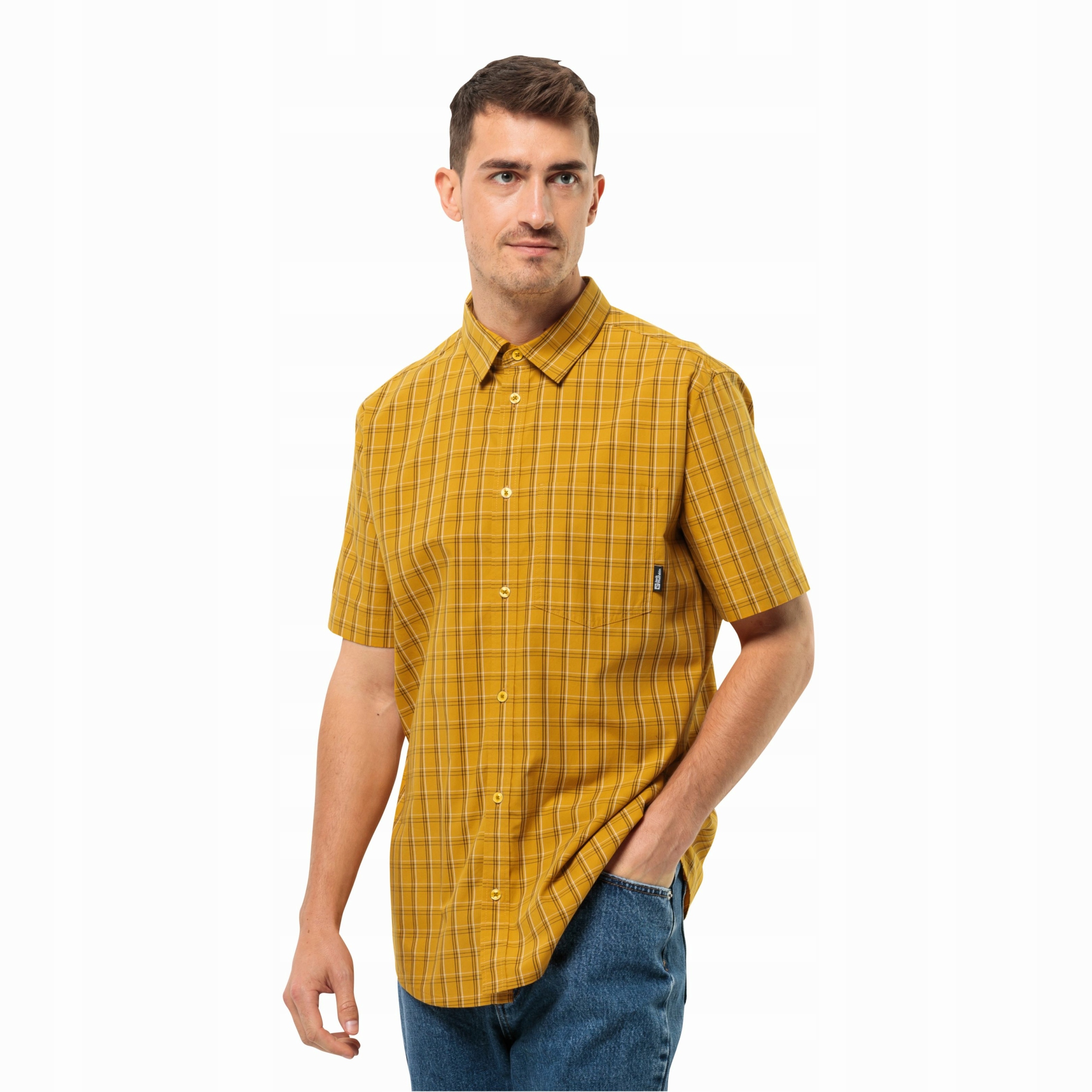 Męska koszula z krótkim rękawem Jack Wolfskin Hot Springs Shirt L