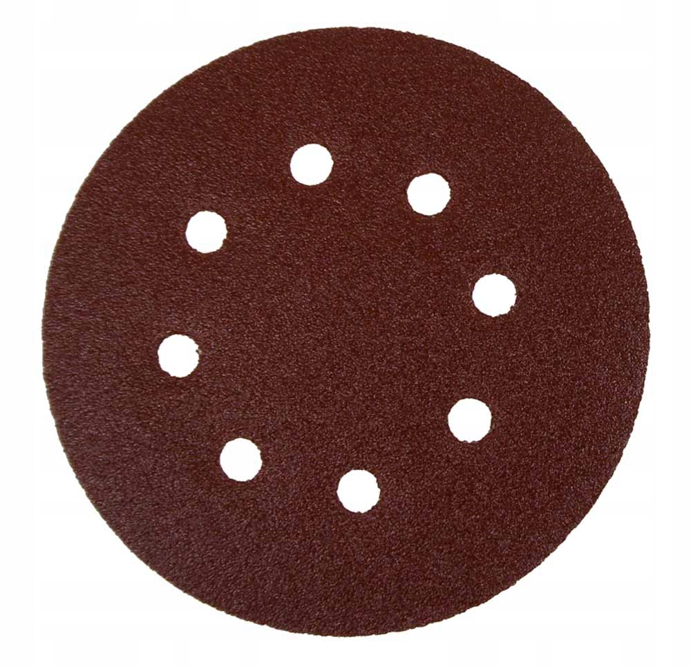 

50x Krążki Ścierne Na Rzep P180 125mm z otworami