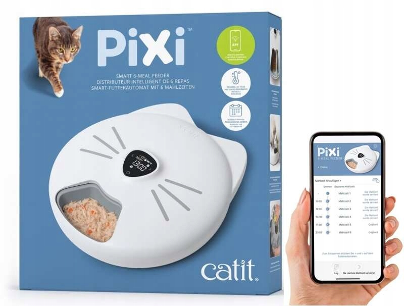 Levně Pixi Smart 6-Meal Feeder krmítko automatický podavač krmiva pro kočky