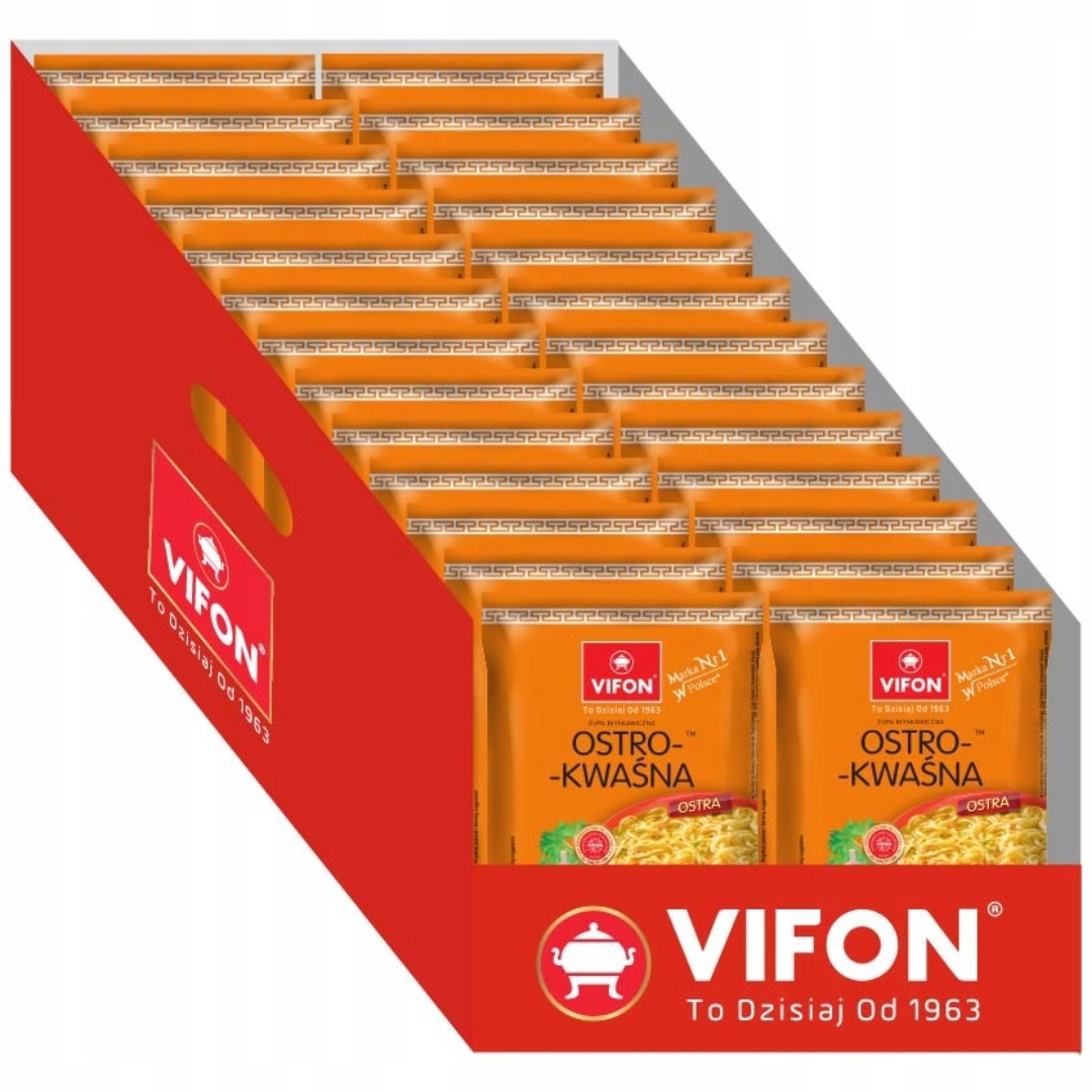 Levně Vifon Instantní kyselo-pálivá polévka 70 g x 24 kusů