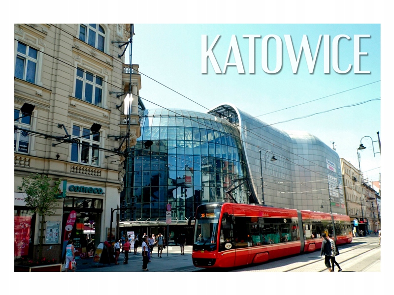 

Katowice Architektura Magnes na lodówkę