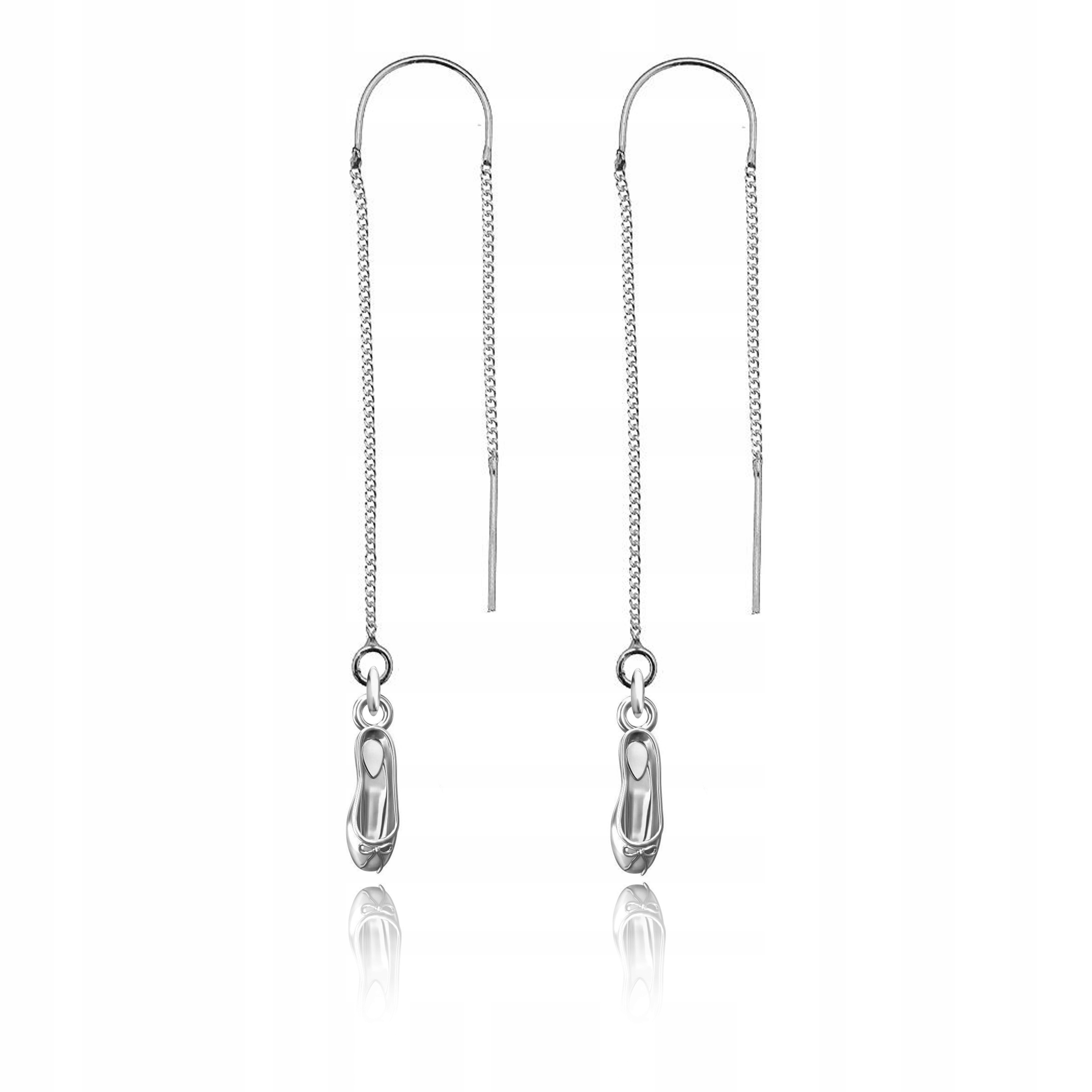 

Kolczyki Przeciągane Baletka Pointa srebro 925