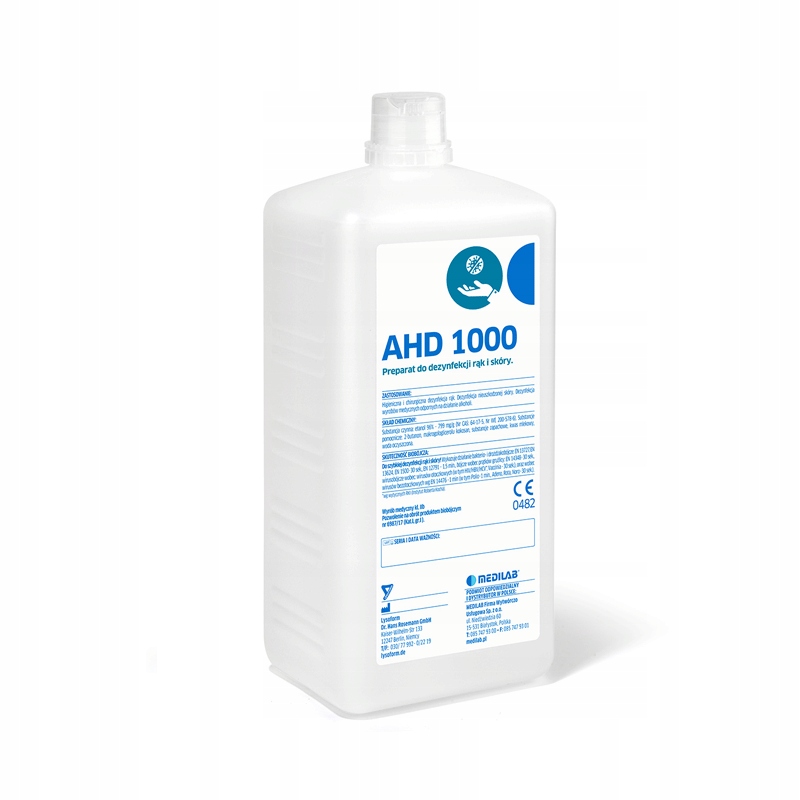 

Ahd 1000 Płyn dezynfekcja rąk i skóry 1000ml