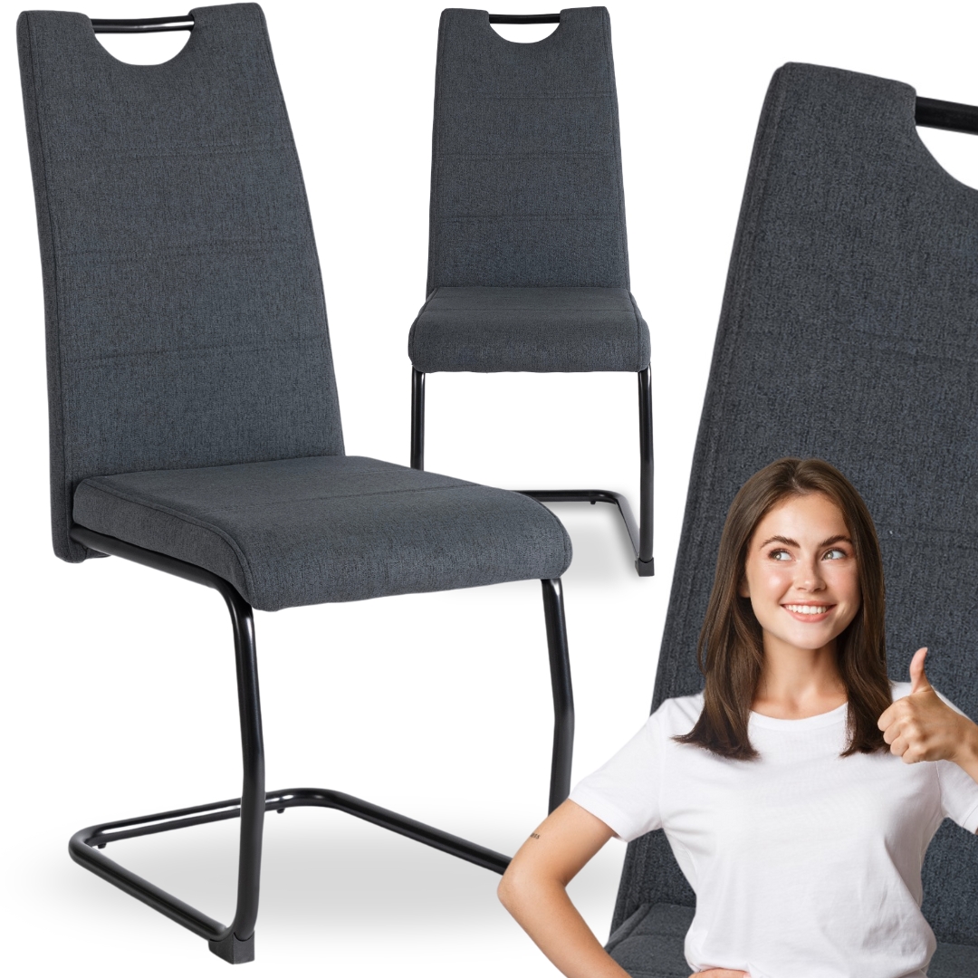 Čalouněná kuchyňská židle do obývacího pokoje Jídelna na ližinách Lopez Popiel