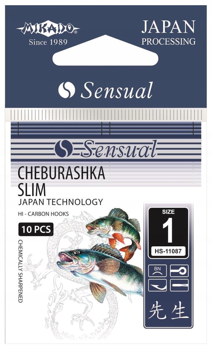 Haczyki Mikado Sensual Cheburashka Slim 1/0 10szt