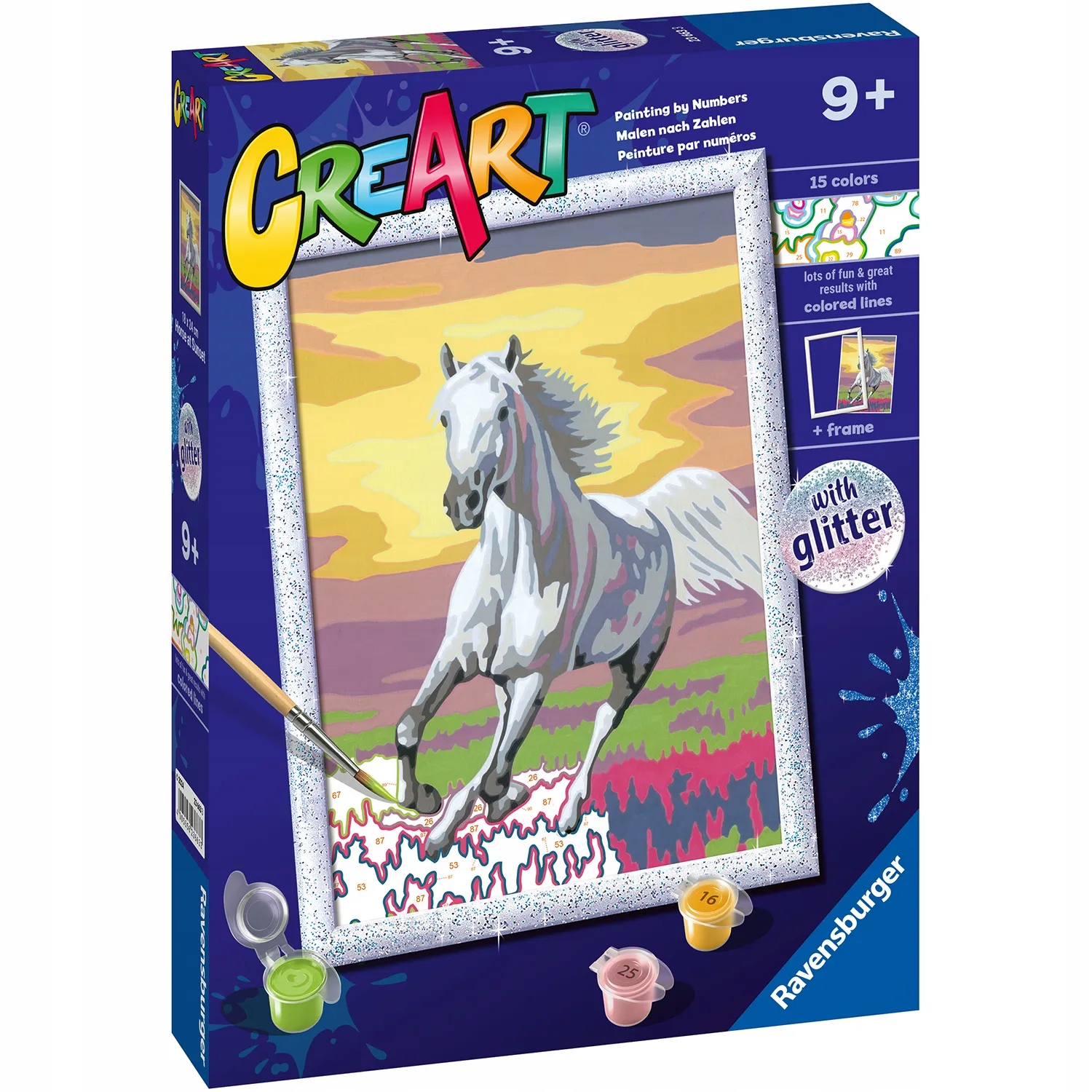 CreArt pro děti. Koně a západ slunce