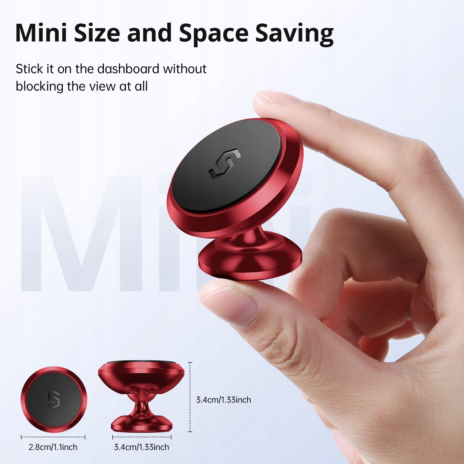 SYNCWIRE Magnetyczny Uchwyt Samochodowy Do Telefonu Uniwersalny Regulowany — miniatura 5