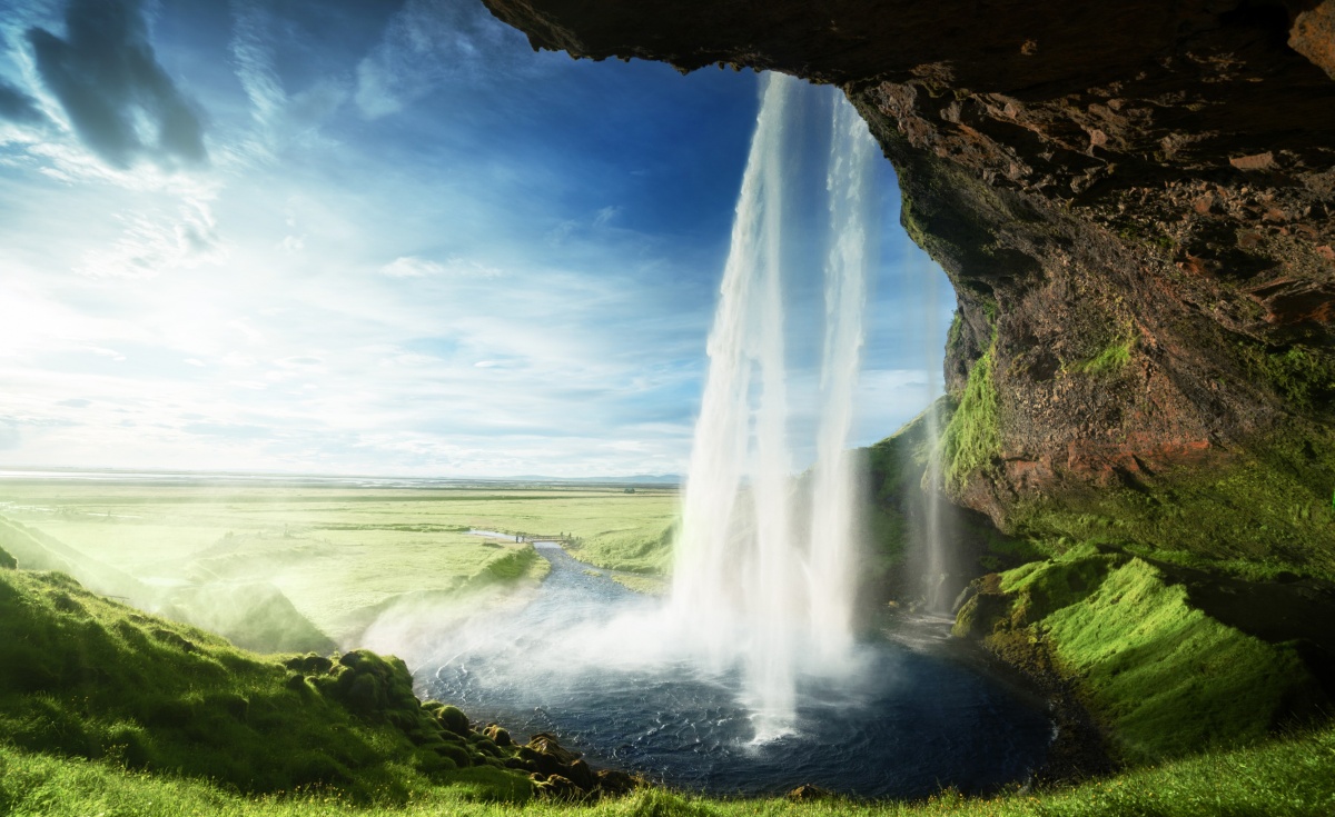 

Fototapeta Flizelinowa Wodospad Islandia 416x254