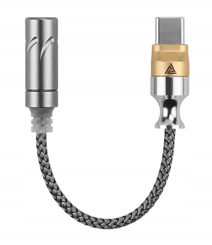 Adapter Audio Dac Usb-c Mini Jack 3,5 Qkz Tc-max Pro 32-bit 384Hz Miedż N7
