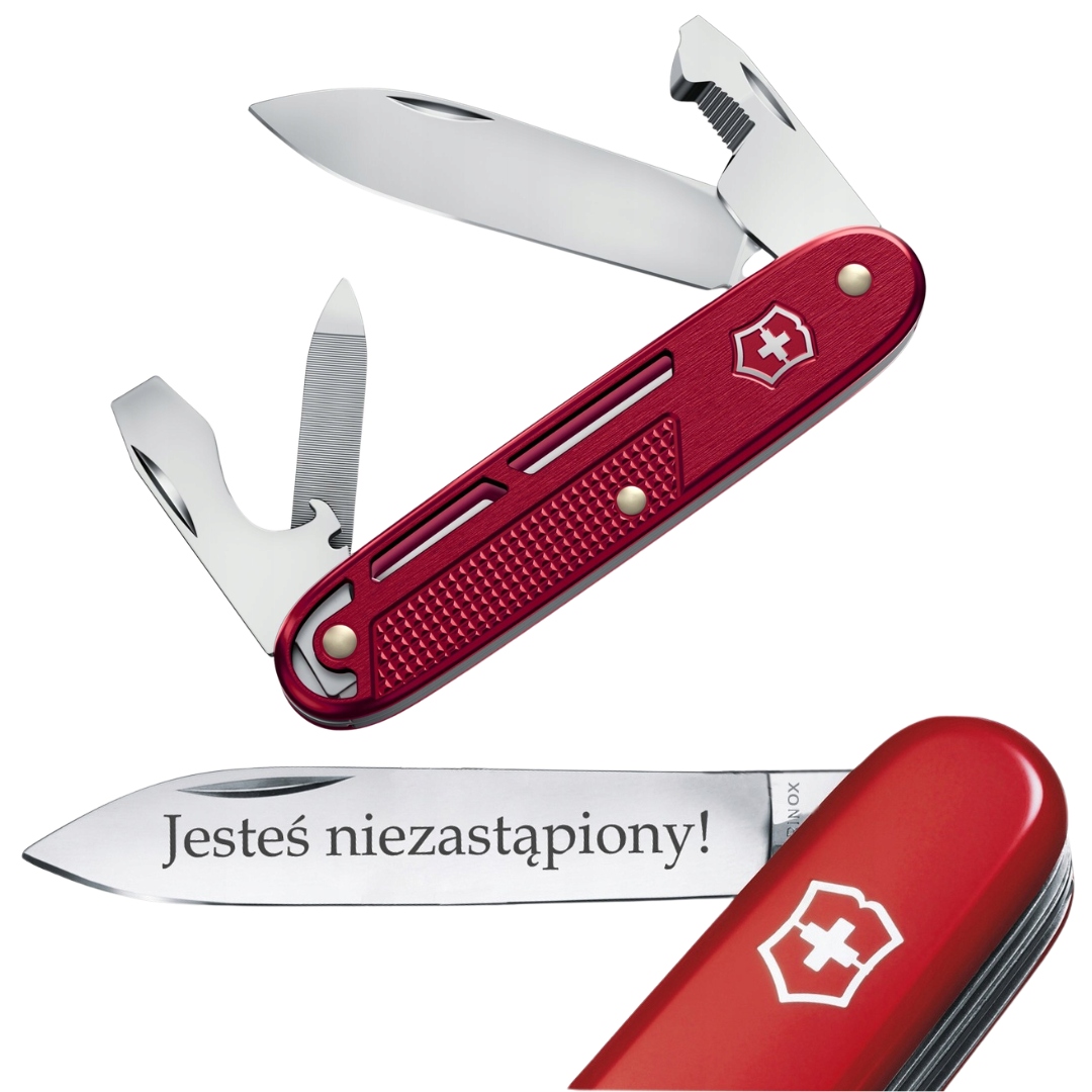 Victorinox 0.8216.20, scyzoryk Alox Refined Synergy grawer na ostrzu