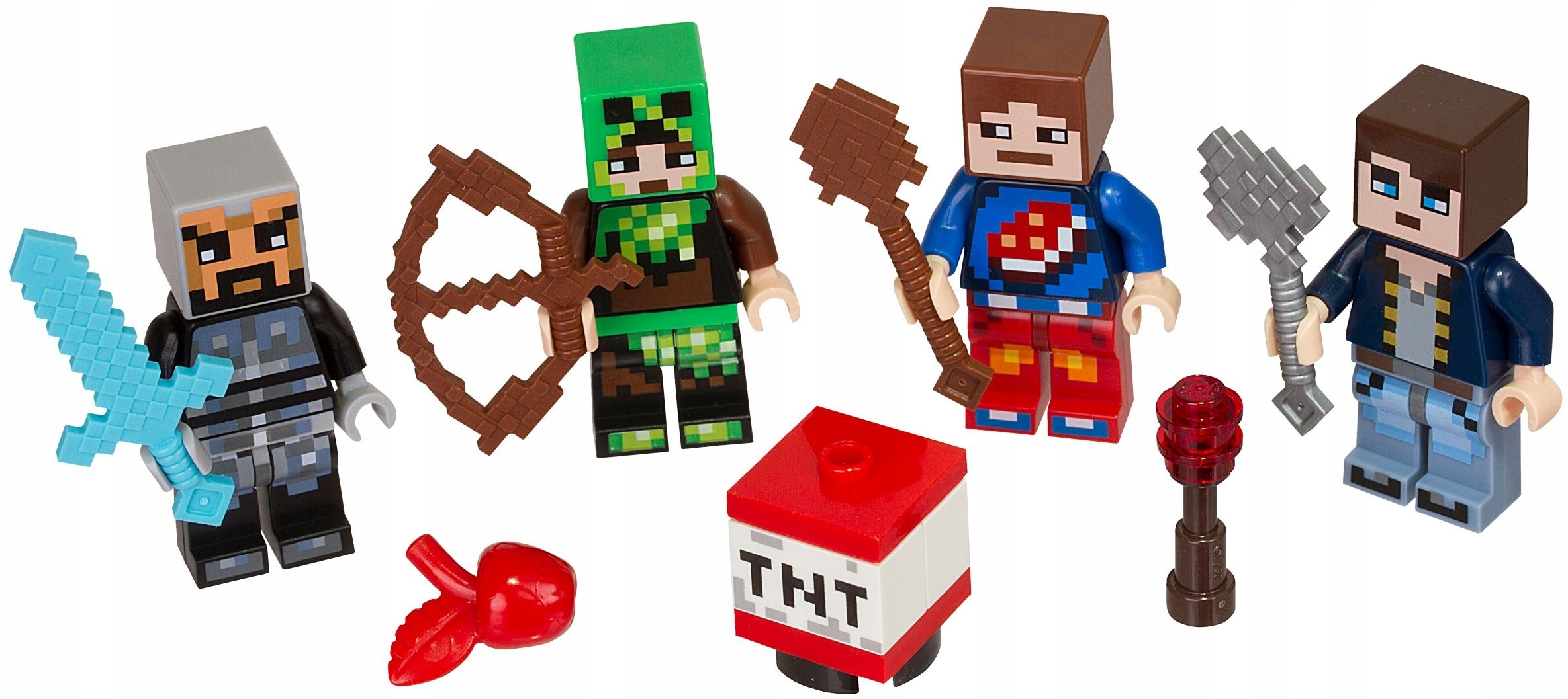 Lego Minecraft 853609 Skin Pack zestaw unikatowych minifigurek