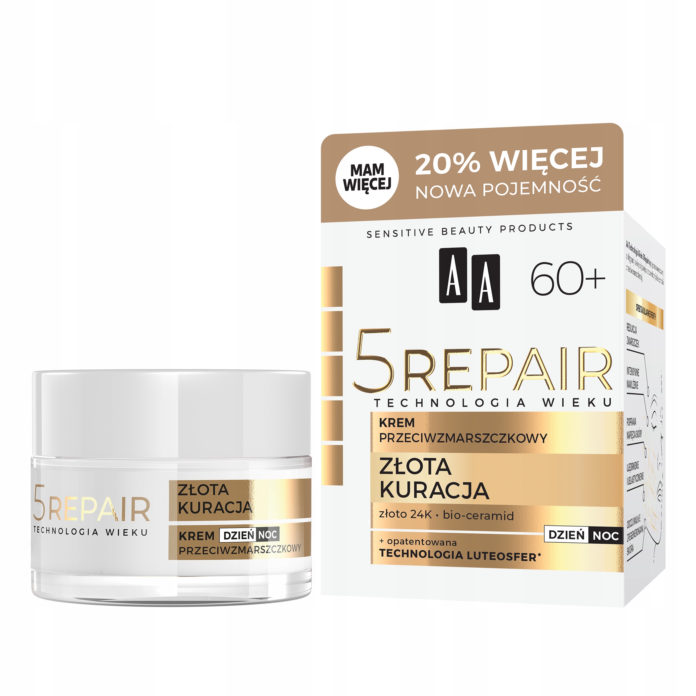 Aa Technologie Věku 5RepairKrém proti vráskám 60+ Den/Noc 60 ml