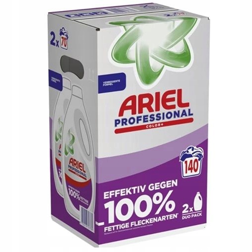 Ariel Professional Color Gel Na Praní Barevných Tkanin 2x70p 6,3 l Německo