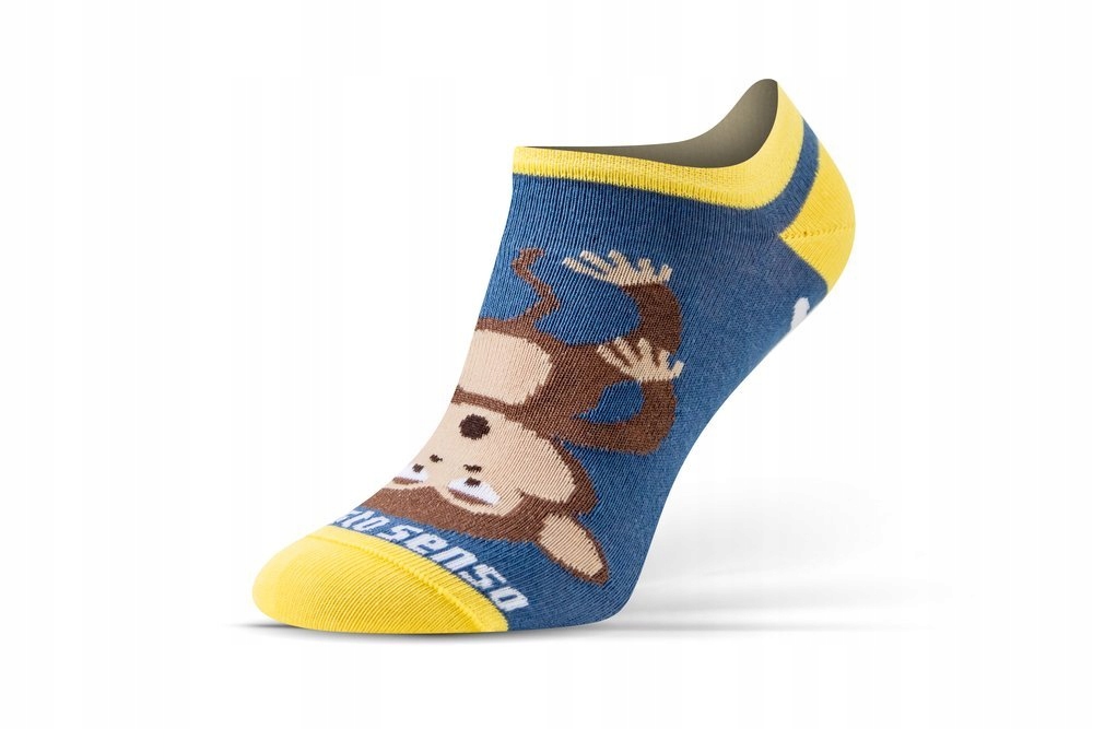 Kolorowe stopki CASUAL nie do pary Sesto Senso Materiał dominujący bawełna