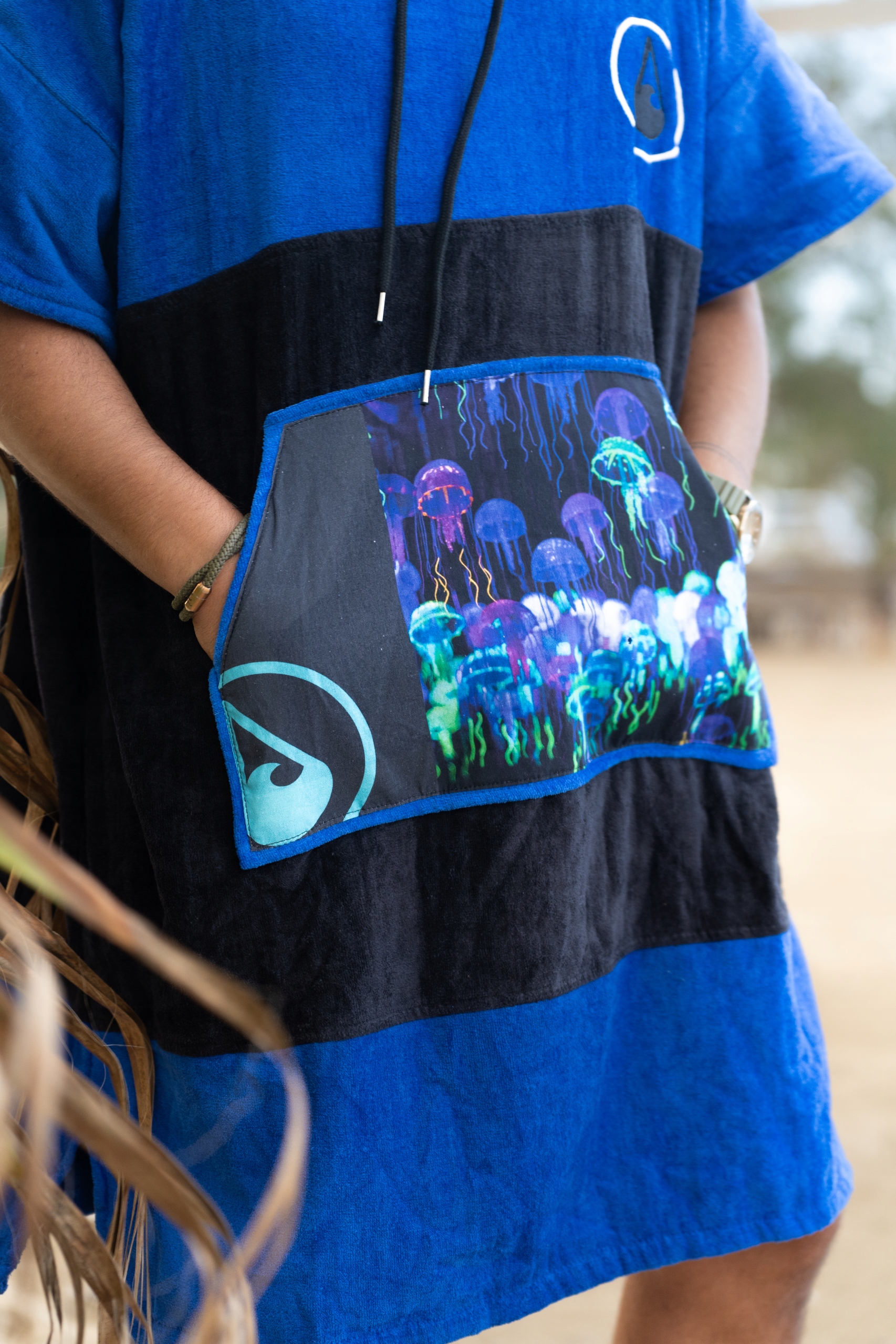 Poncho bawełniane Jellygang Wave Wave Hawaii Marka Wave