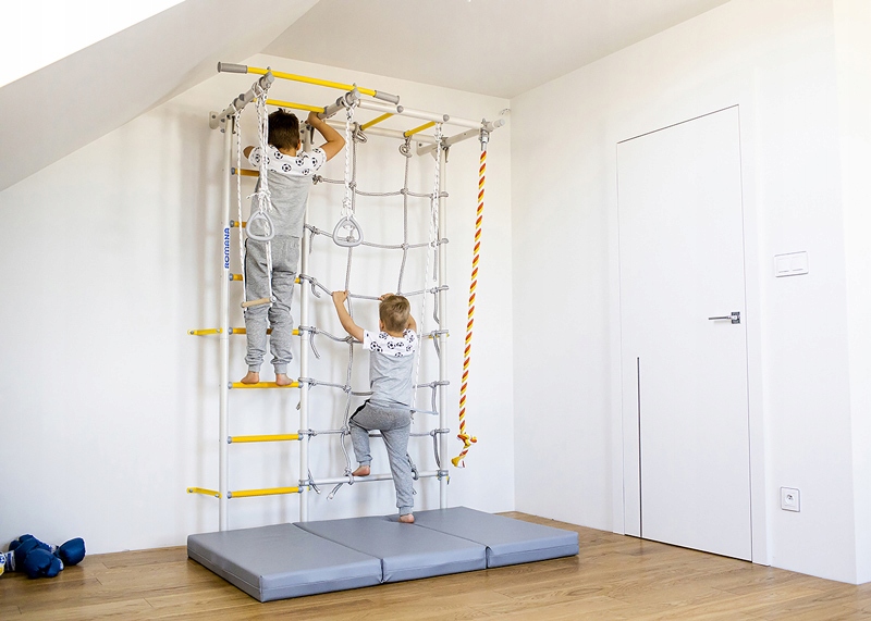 Drabinka gimnastyczna dla dziecka Next-5 srebrna EAN (GTIN) 5900168128316