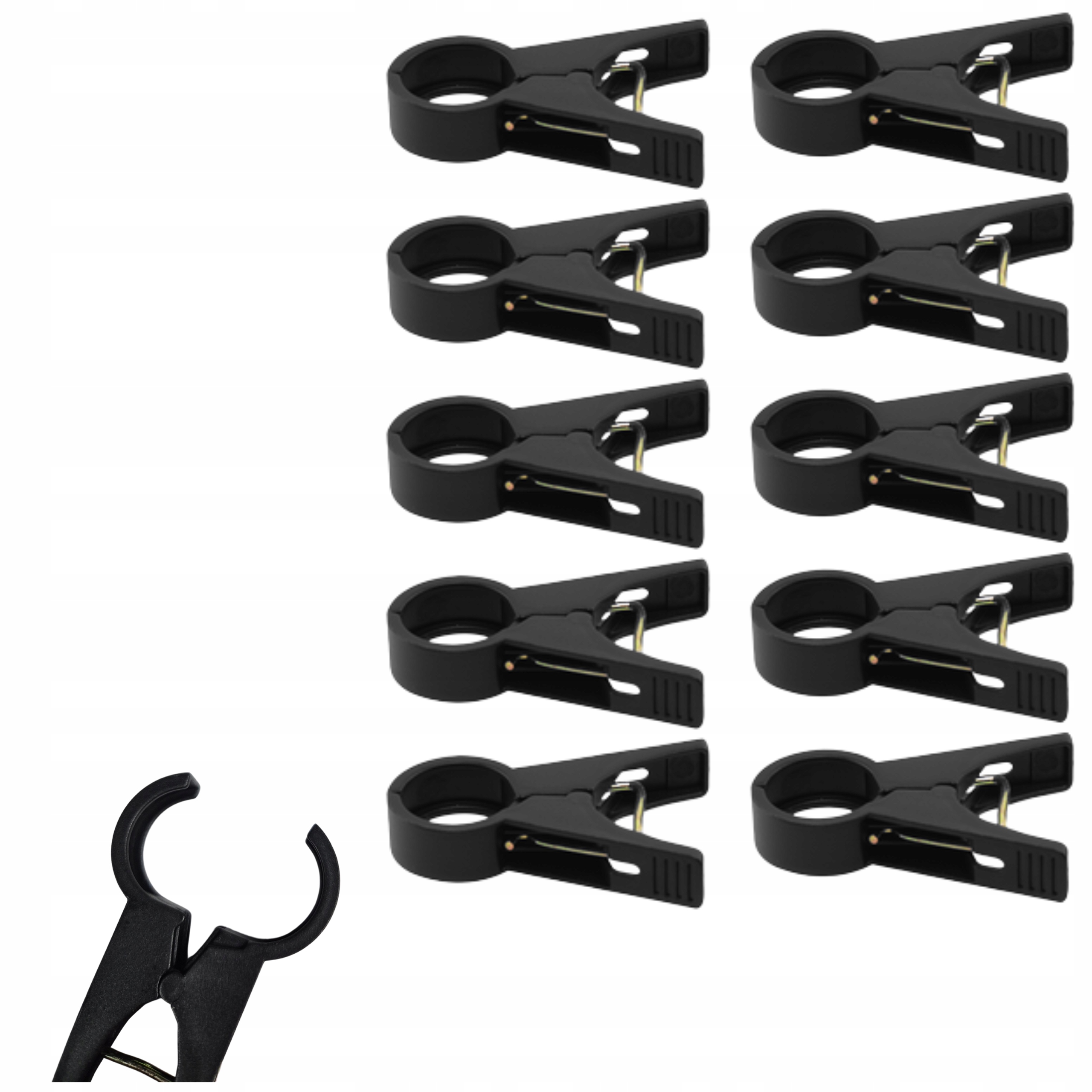 DUŻE KLIPSY DO MOCOWANIA SPINKI DO ROŚLIN ŁODYG PĘDÓW SPINACZE OGRODOWE