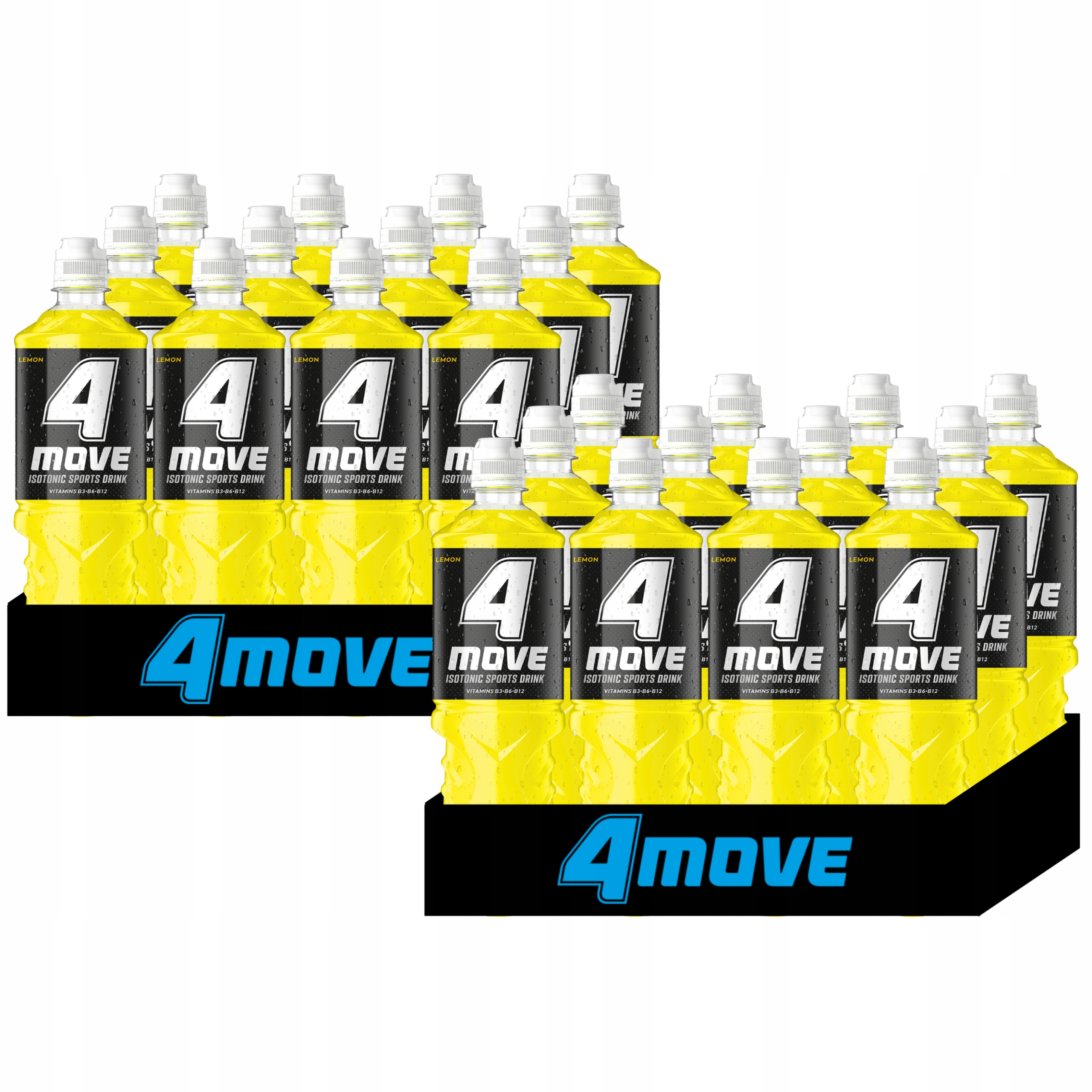 Levně 4MOVE Isotonický neperlivý nápoj s citronovou příchutí, 750 ml x 24 kusů